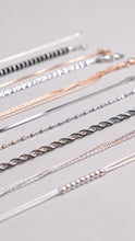 BEAD AND LINK CHAIN ANKLET