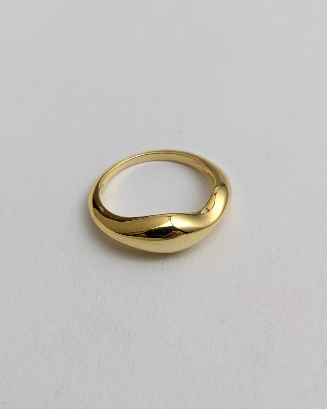 Gold plated dip ring