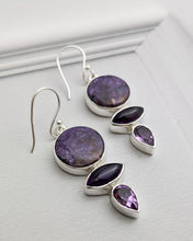 Multi stone earrings
