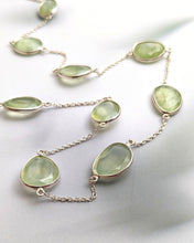 Prehnite necklace