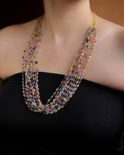 Multi sapphire necklace
