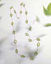 Prehnite necklace