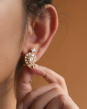 Paisley  kundan earrings