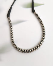 Silver bead neckalce