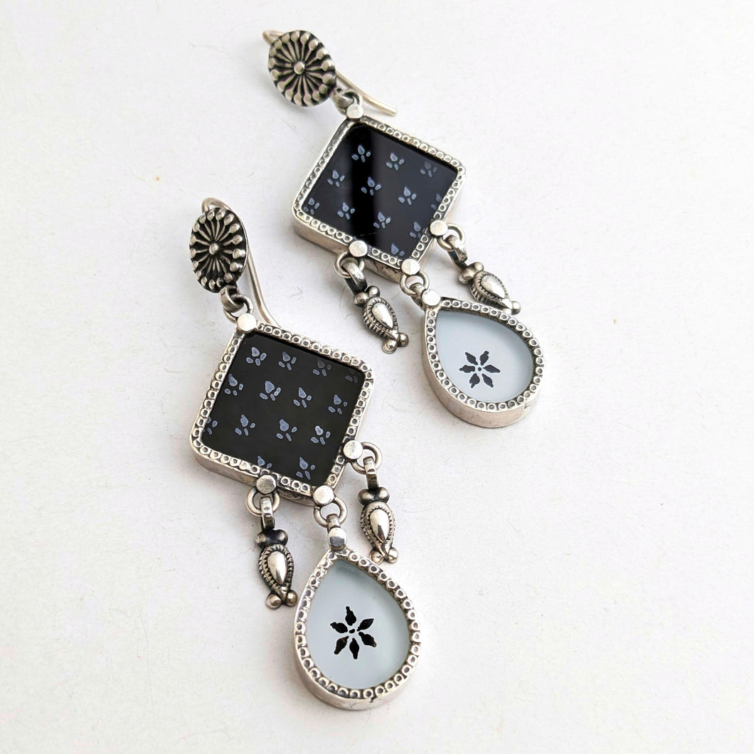 Hand painted earrings