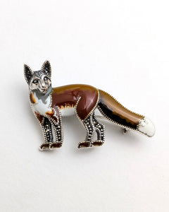 Fox broach cum pendant