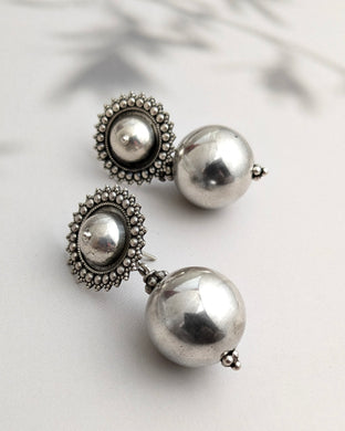 Ball drop earrings