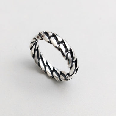 Braided band ring