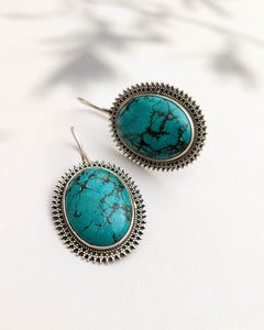 Silver and Turquiose earrings