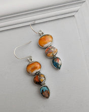 Multi stone earrings