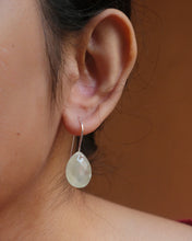 Prehnite earrings