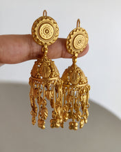 Gold plated silver jhumka