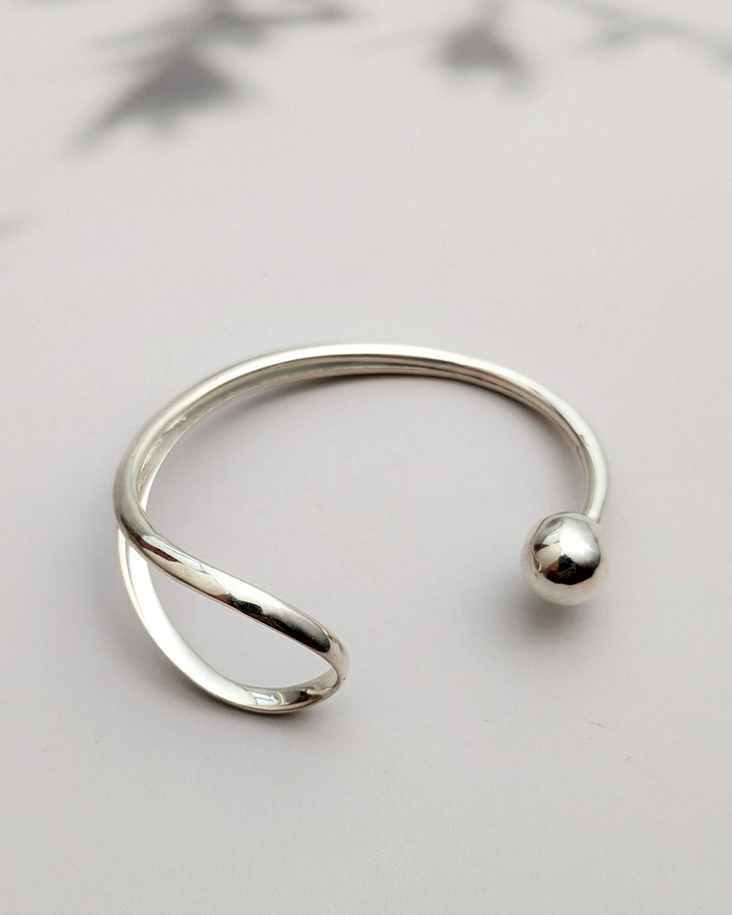 Contemporary silver cuff