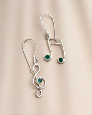 Musical note earrings