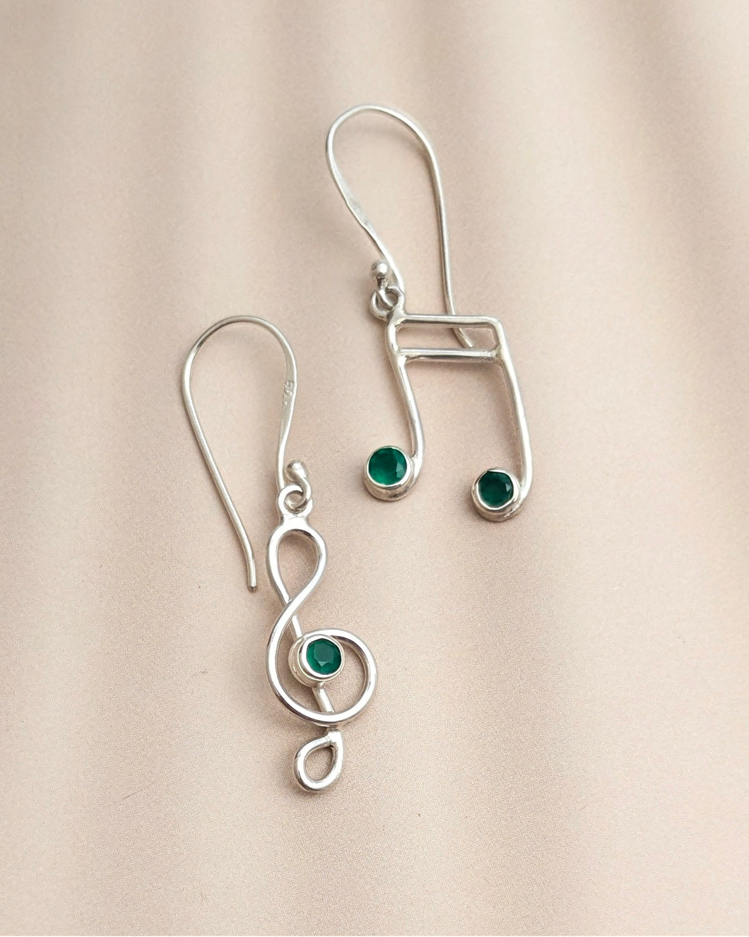 Musical note earrings