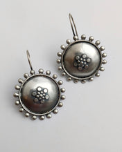 Silver  shield earring