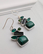 Multi stone earrings