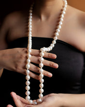 Natural freshwater pearl neckalce