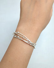 Silver charm bracelet