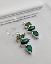 Multi stone earrings