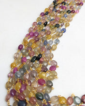 Multi sapphire necklace