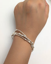 Silver charm bracelet