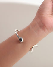 Contemporary silver cuff