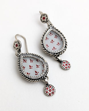 Hand painted earrings