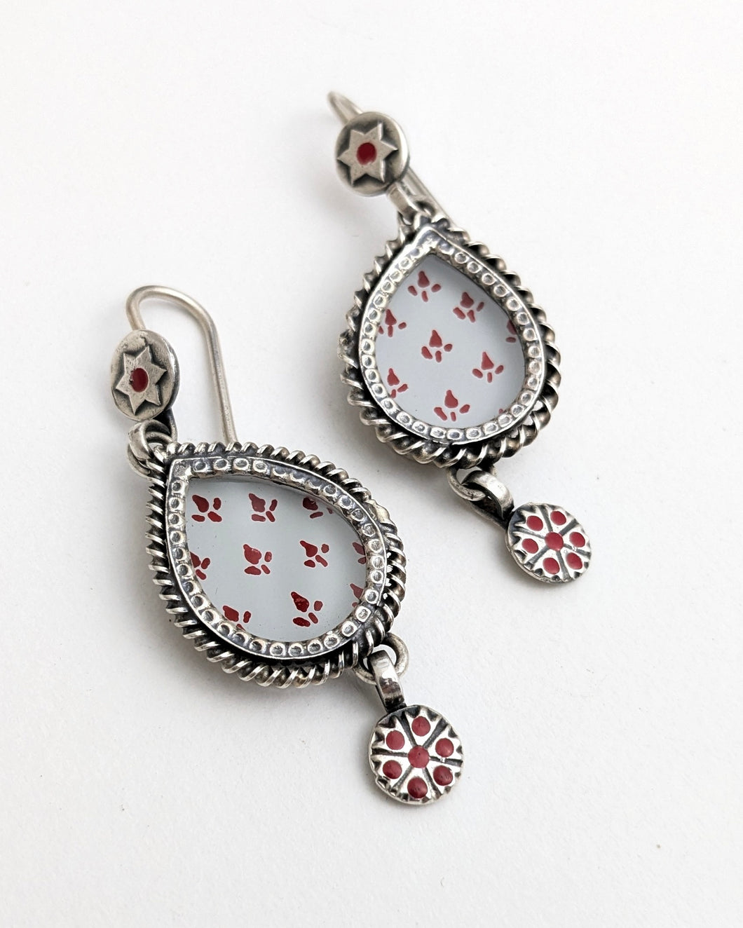 Hand painted earrings