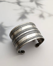 Antique hand made silver cuff