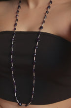 Amethyst and silver necklace