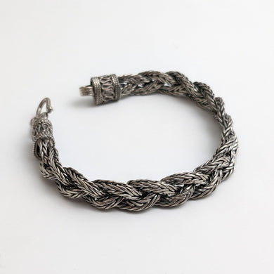 Unisex silver bracelet