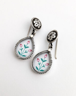 Hand painted earrings