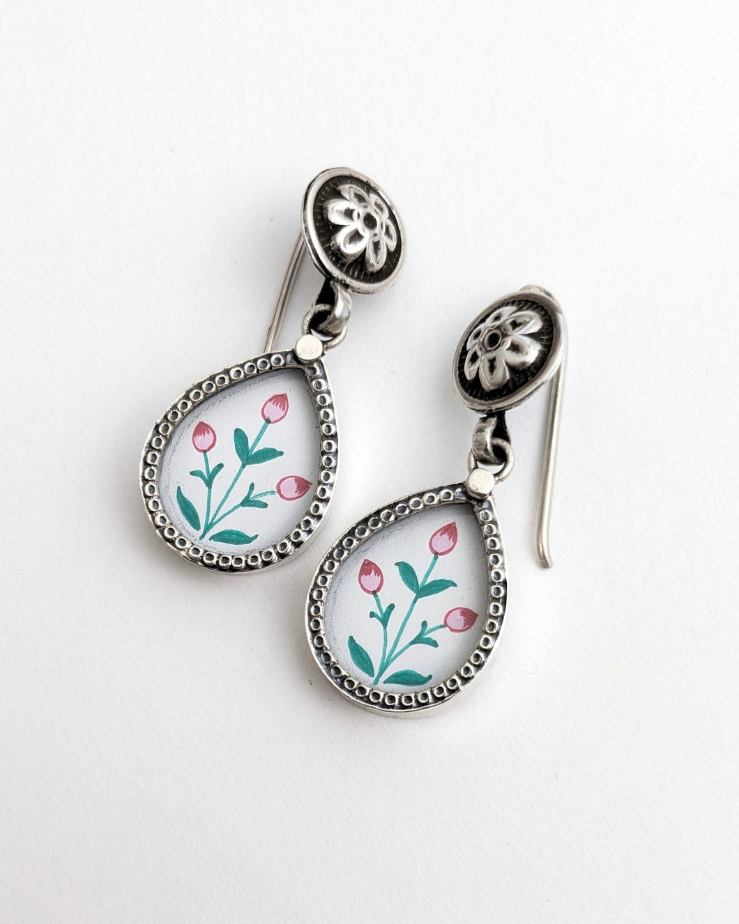 Hand painted earrings