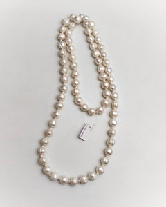 Natural freshwater pearl neckalce