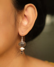 Multi stone drop earrings