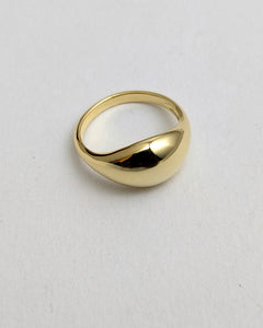 Gold plated Dome ring