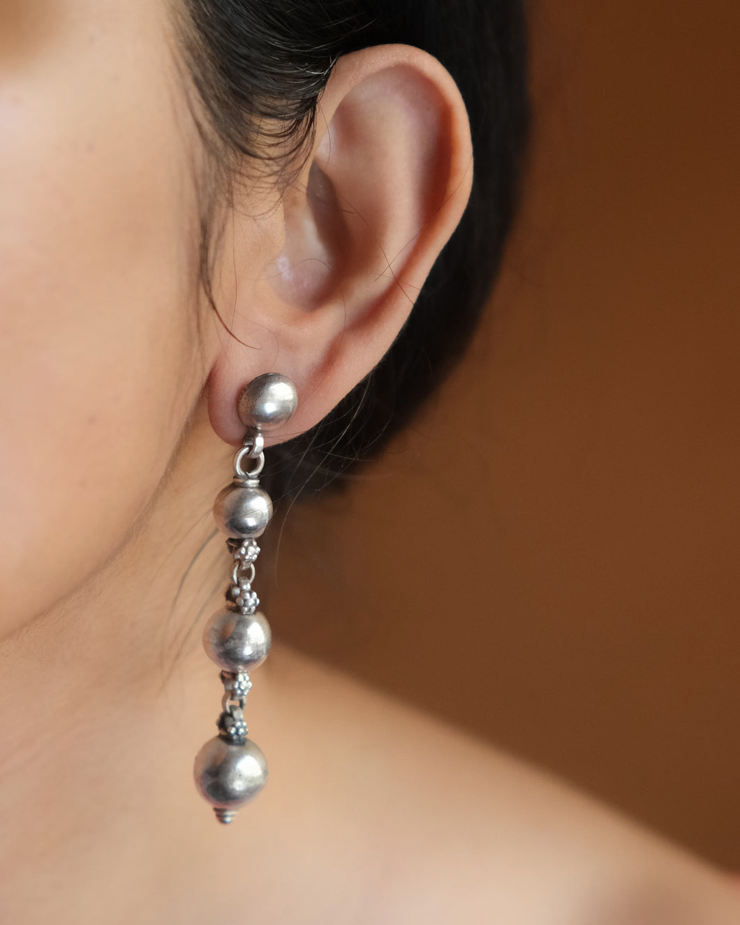 Silver Jhumka