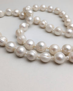 Natural freshwater pearl neckalce
