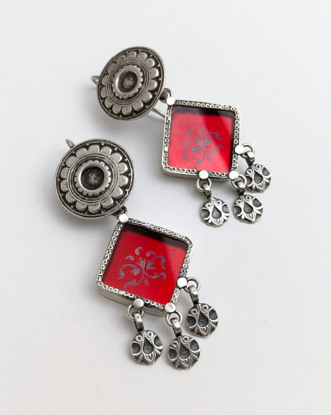 Hand painted earrings