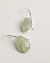 Prehnite earrings