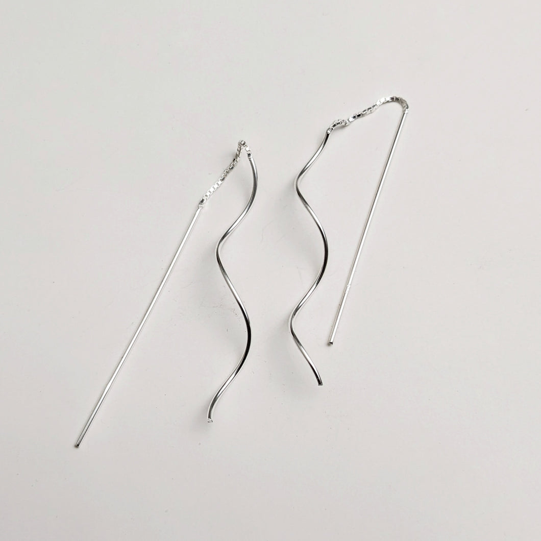 Needle and thread quirky earrings