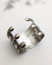 Antique hand made silver cuff