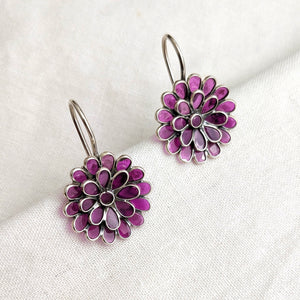 Floral earrings