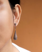 Marcasite tear drop earrings
