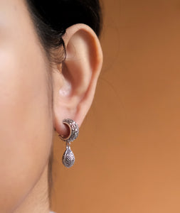 Marcasite drop earrings