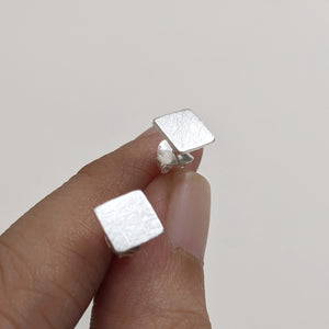 Unisex silver studs