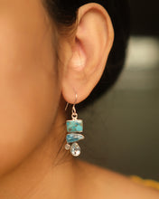 Multi stone earrings