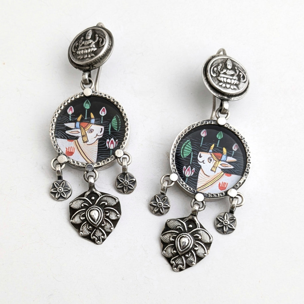 Hand painted earrings