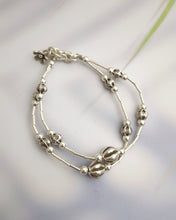Silver charm bracelet
